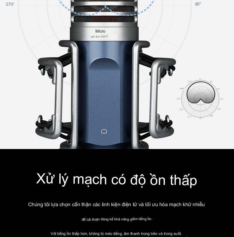 Micro thu âm chuyên nghiệp SM-9 Takstar