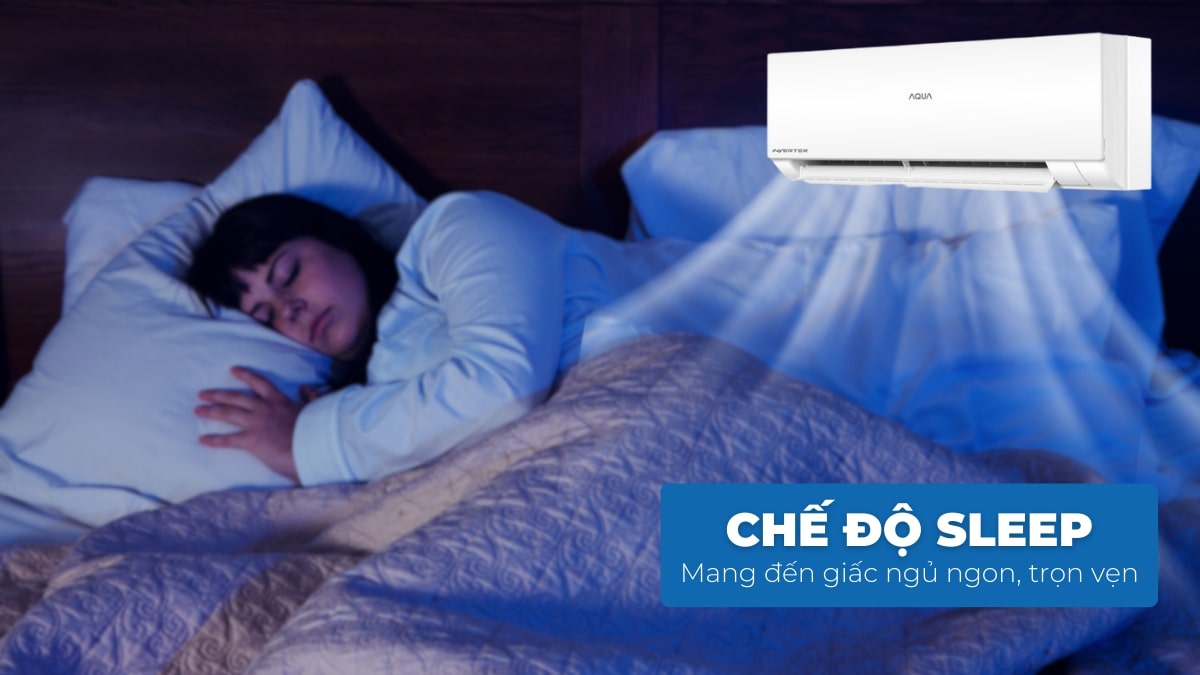 Chế độ Sleep mang đến giấc ngủ chất lượng