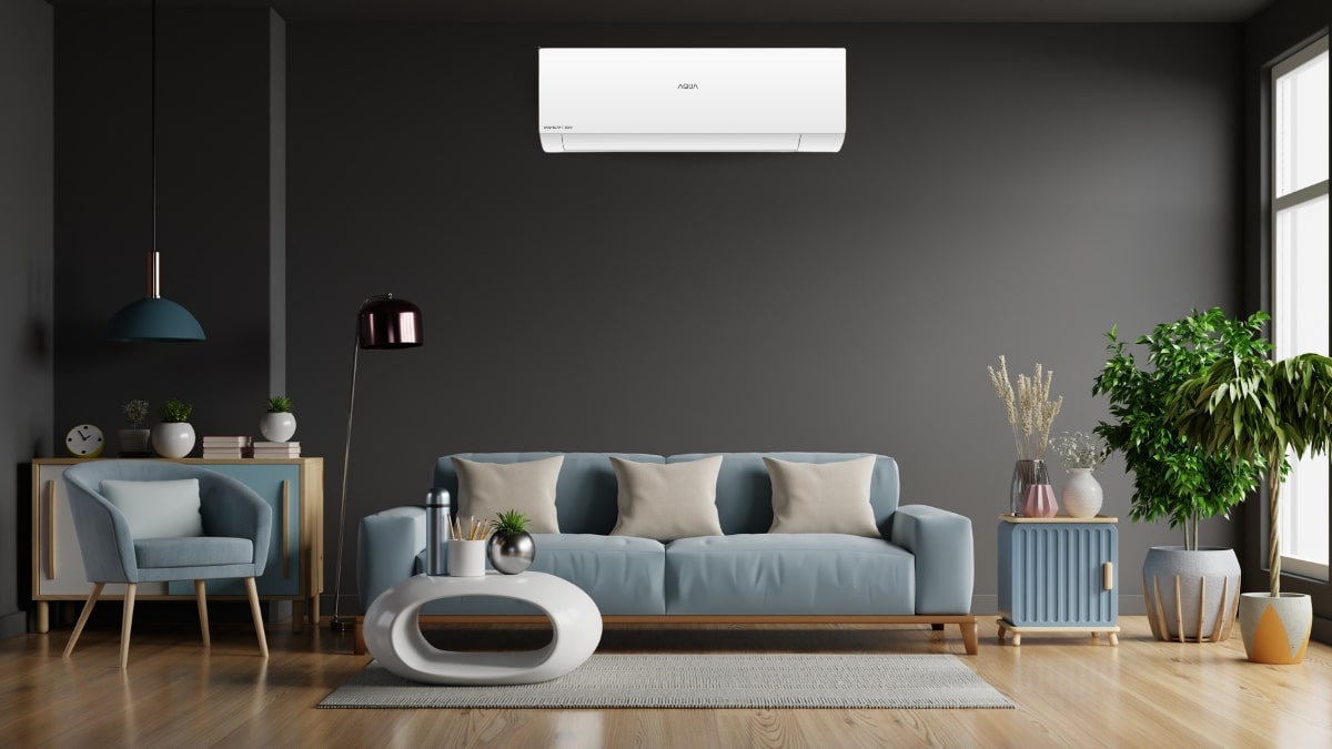 Máy Lạnh AQUA Inverter 1 HP AQA-KCRV10XAW có thiết kế hiện đại