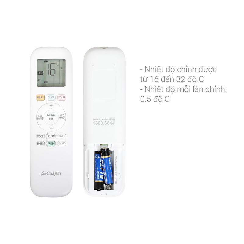 Máy lạnh hai chiều Inverter 1 HP Casper XH-09IF35 