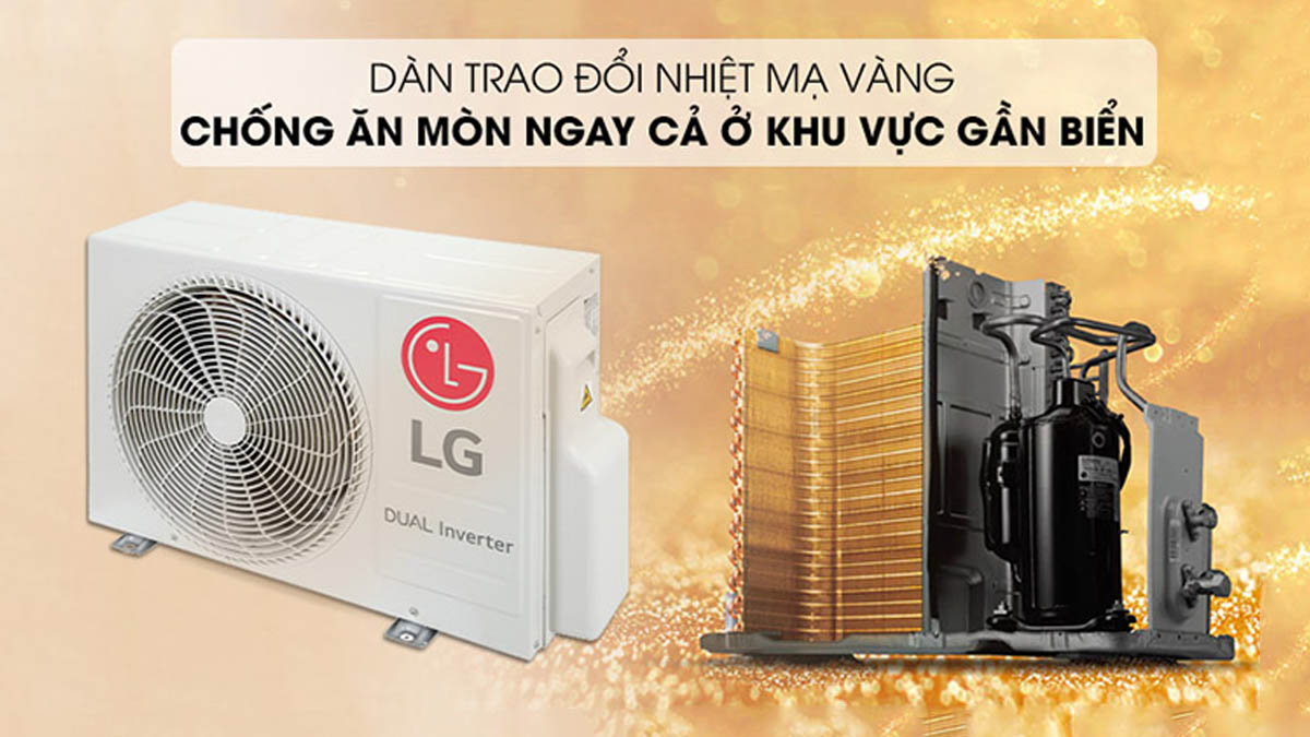 Dàn tản nhiệt mạ vàng chống ăn mòn hiệu quả