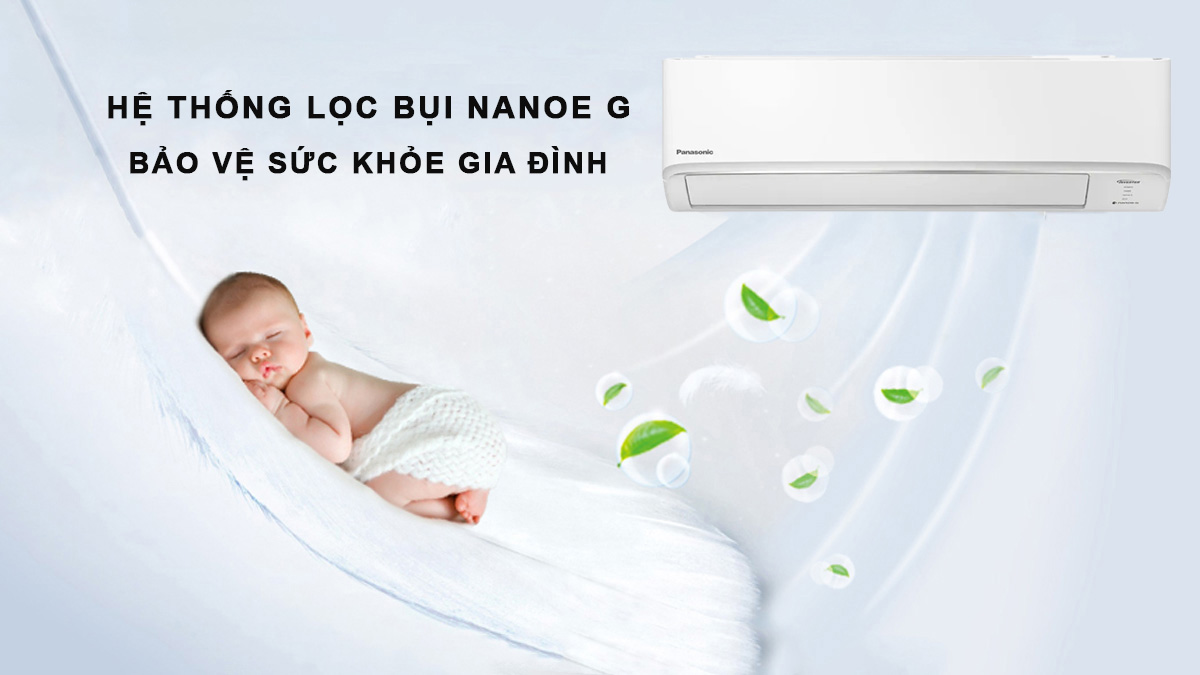 Công nghệ Nanoe G của Máy Lạnh 2 chiều Panasonic Inverter 1 HP