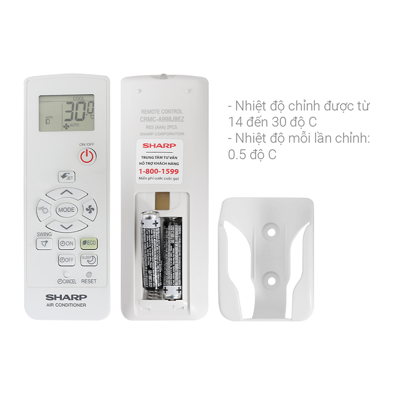 Máy lạnh Sharp Inverter 2 HP AH-X18ZEW