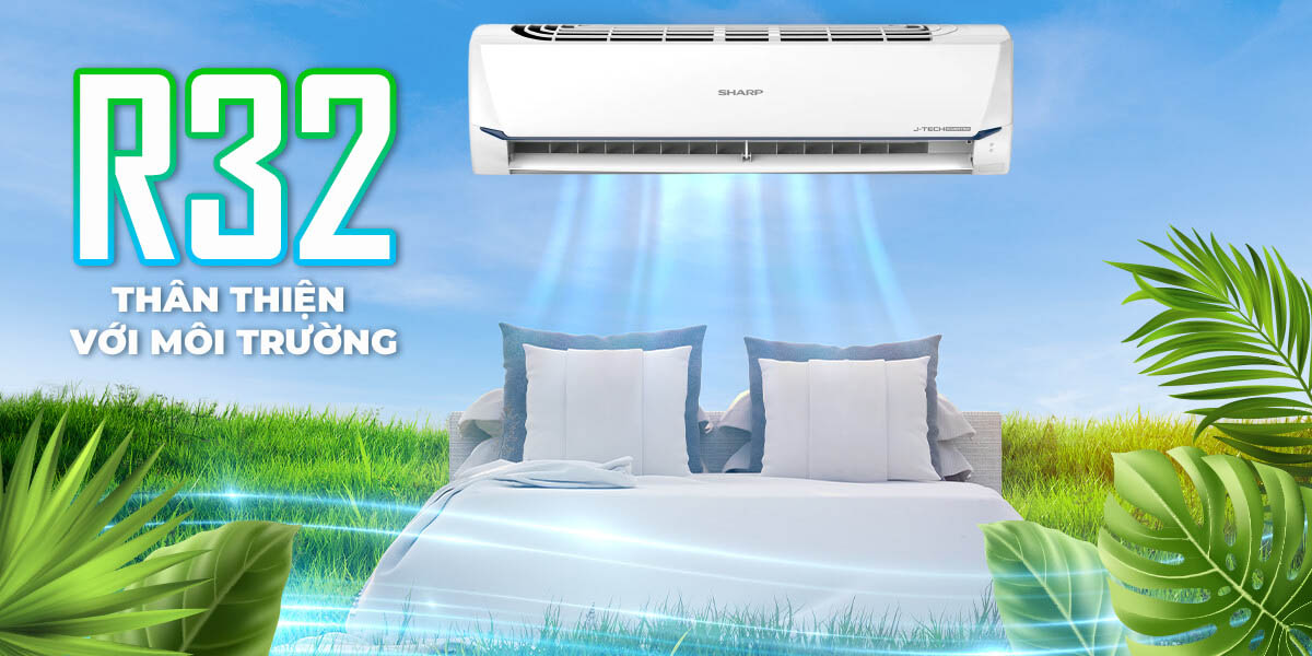 AH-X9XEW sử dụng môi chất lạnh thân thiện với môi trường