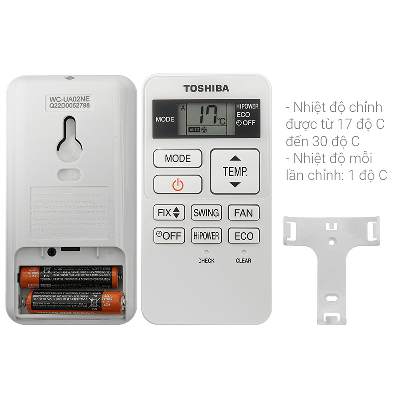 Máy lạnh Toshiba 1 HP Inverter RAS-H10C4KCVG-V