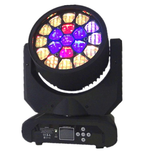 Moving Head Light Led 19X12W RGBW 4in1 Beam Bee Eye