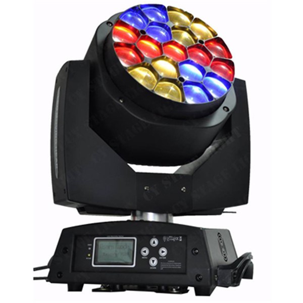 Moving Head Light Led 19X15W RGBW 4in1 Beam Bee Eye 