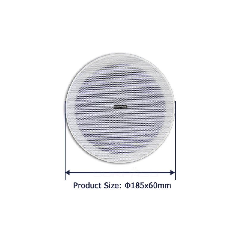 Combo 2 loa âm trần Surpass SP-CR615 tích hợp bảng điều khiển SP-PW220E