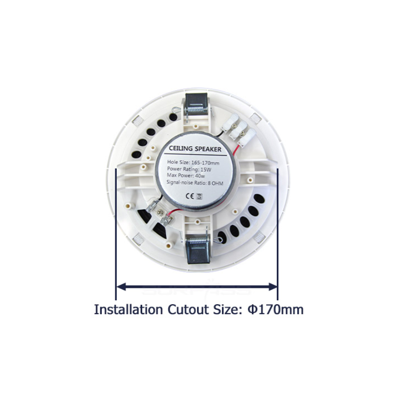 Combo 2 loa âm trần Surpass SP-CR615 tích hợp bảng điều khiển SP-PW220E