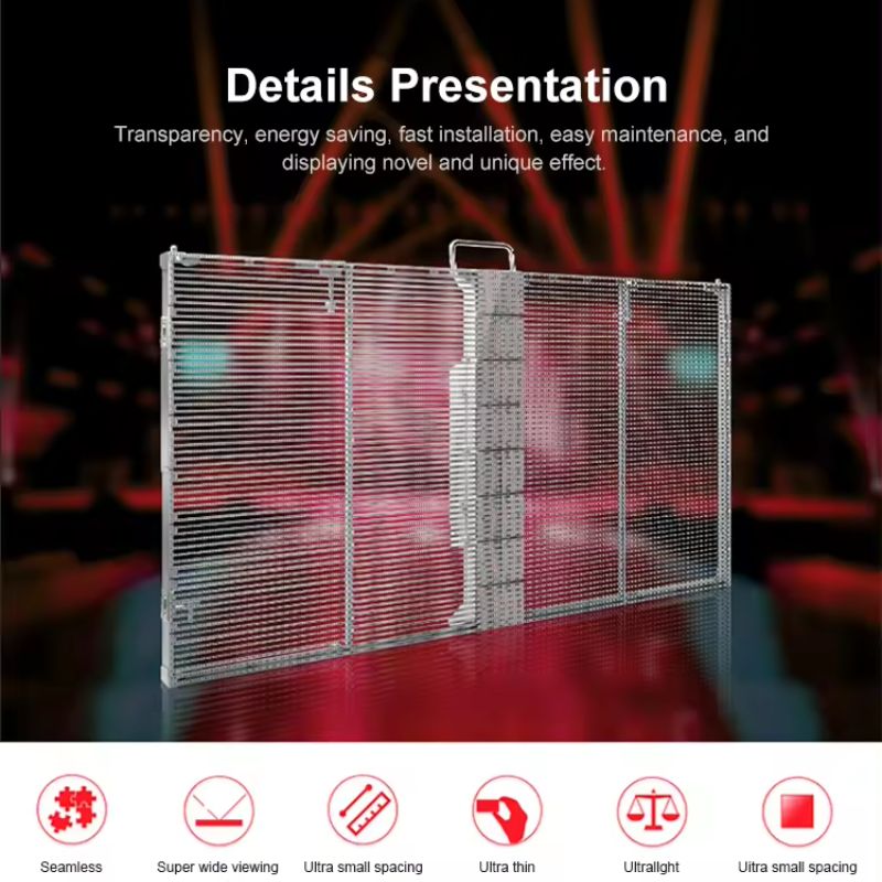 Màn Hình LED Trong Suốt Techmaxvn P3.91 Outdoor 4500CD 1000x1000mm